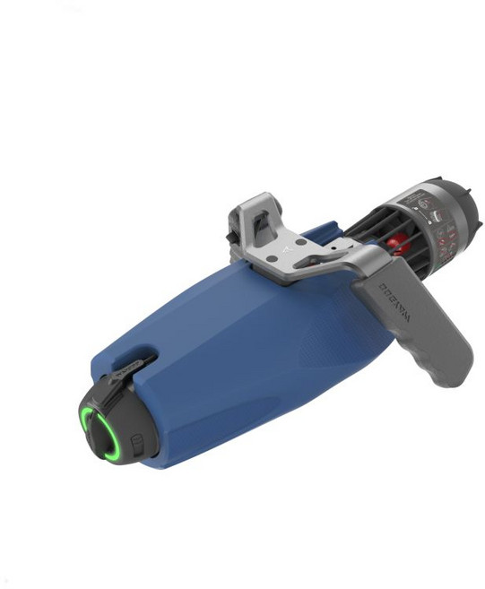 싹템스토리 수중스쿠터 워터 프로펠러 잠수 스노클링, 1개, 블루 부력 창고