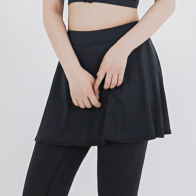 다이블 여자 워터레깅스 치마 하이웨스트 수영복 래쉬가드 보드숏 휴양지 바캉스룩 빅사이즈 77 88