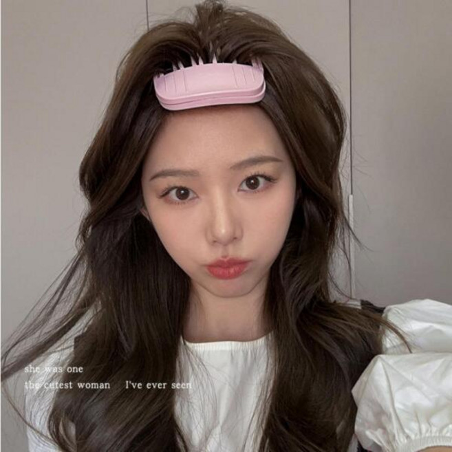 아트박스/셀플리 앞머리 볼륨픽 볼륨 핀처 가르마핀 남자 집게 BB0351, 퍼플