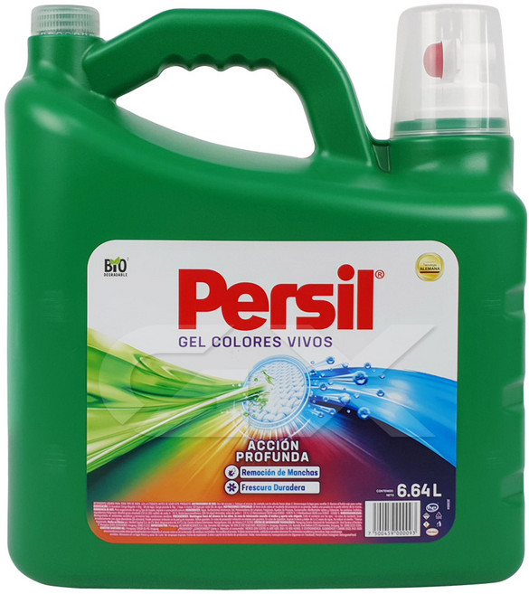 퍼실 젤 컬러 세제 본품, 6.64L, 1개