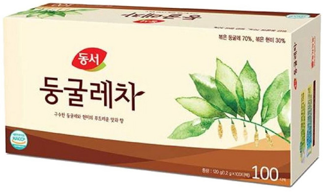동서 둥굴레차 1.2g x 100T 식수용 둥굴레차 보리차 동서 티백 dew+247VX, 1, 100