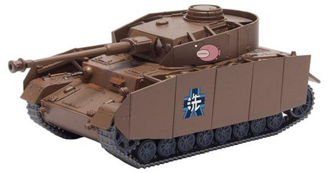 PLATZ 플라츠(프라츠) GP56-1 걸스&판처 최종장 오테고로모형전차도 IV호 전차 H형 D형 개 앙고 팀 [1/56 스케일 프라모델], 1개