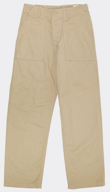 [오어슬로우] ORSLOW_ US ARMY FATIGUE PANTS RIP-STOP ORIGINAL FIT BEIGE (MENS)