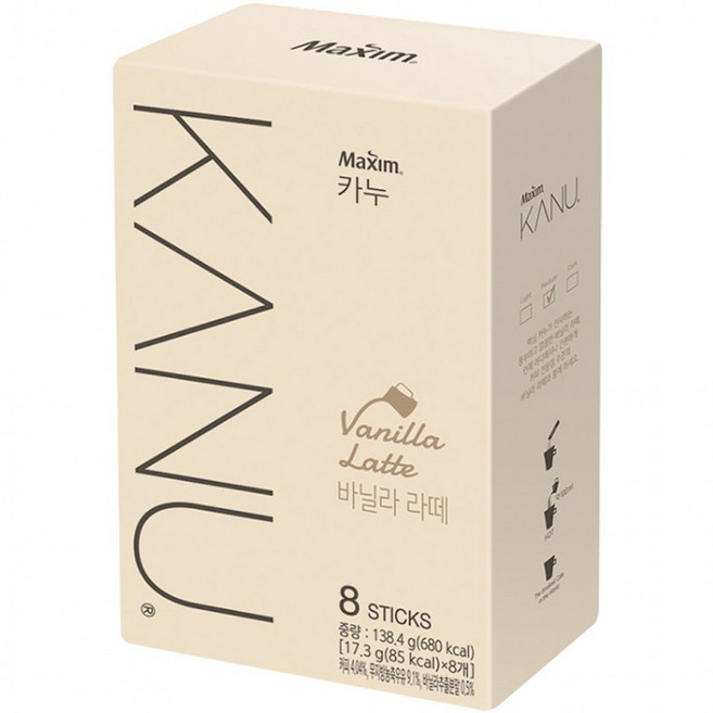 카누 바닐라 라떼 8T, 17.3g