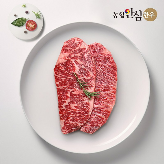 [농협안심한우] 1++등급 한우 채끝 400g, 1개