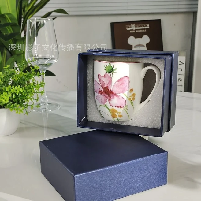 바오차이 접시 수프 머그컵 밥그릇 퍼플 매혹적인 유럽 스타일, 04 mug
