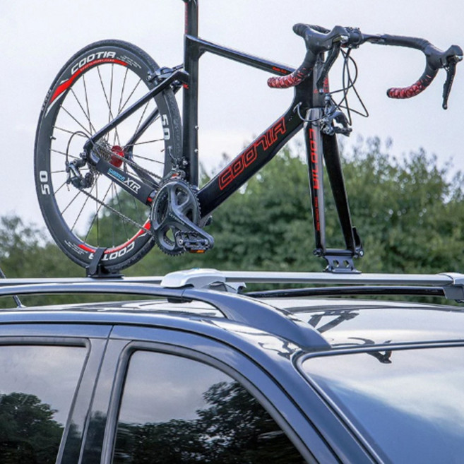 자전거 루프랙 마운트 캐리어 차량 자전거 거치대, 1개, 그레이