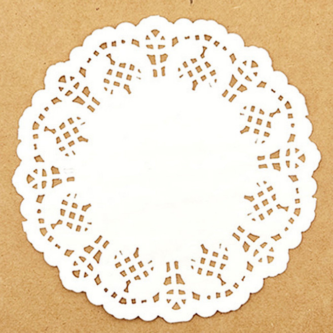 종이레이스 도일리페이퍼 원형 16.5cm 100매입 / 584572