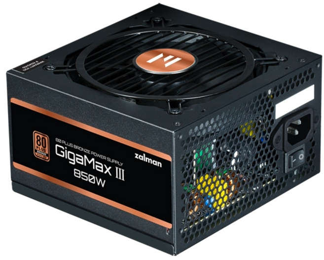 잘만 GigaMax III 850W 80PLUS브론즈 모듈러 ATX3.1 (정격 파워서플라이)