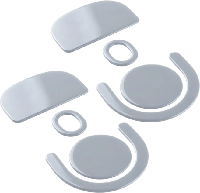 탈론게임즈 지슈라 슈퍼라이트2 덱스 전용 마우스 피트 G PRO X SUPERLIGHT2 DEX, 1세트, Classic_Grey