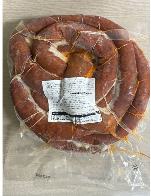 세진 통통 김치순대 2kg 업소용 국밥집, 1개