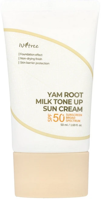 ISNtree 참마 밀크 톤업 선크림 SPF 50+ 50ml(1.69fl oz) ISNtree (이즈앤트리), ISNtree, 참마 밀크 톤업 선크림, SPF 50+, 1개, 50ml - 쿠팡