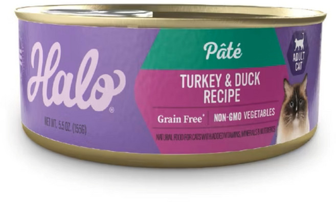 Halo嘿囉 成貓主食罐 ｜優質貓濕糧, 156g, 1個, TURKEY & DUCK