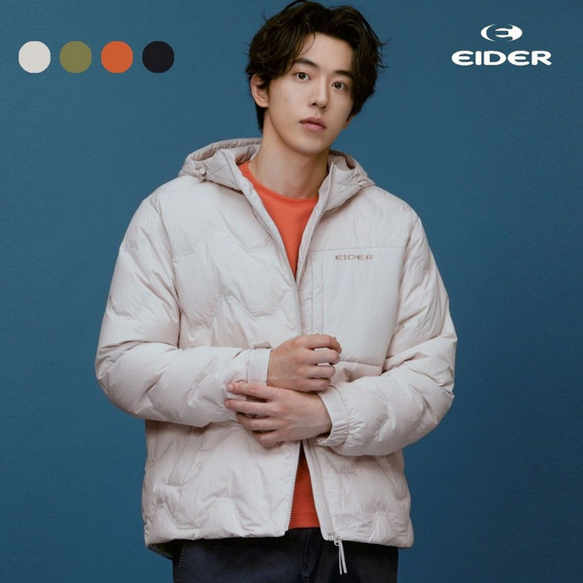 (매장)아이더 [남주혁패딩] 써 남성 슬림 후디 블렌드 경량 구스다운 [4컬러] DMW25553 152643
