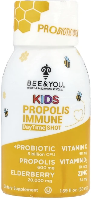 Bee & You 어린이용 프로폴리스 면역 증진 주간 샷 50ml(1.69fl oz), BeeYou어린이용프로폴리스면역증진주간샷50ml169f, 1개, 50ml - 쿠팡