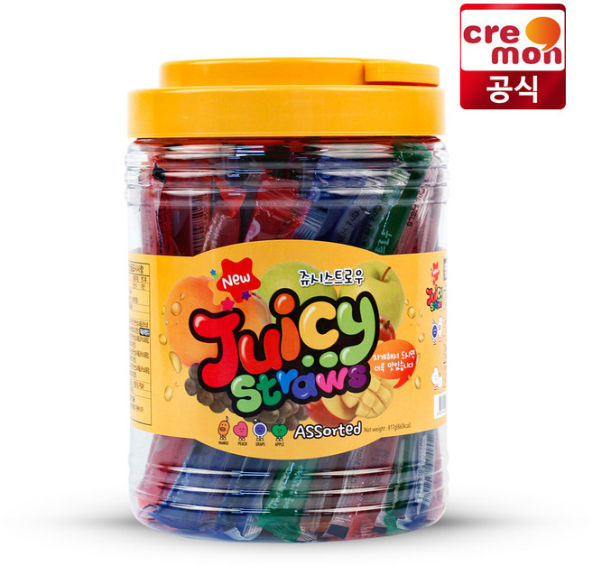 쥬시스트로우 끄레몽, 5개, 817g