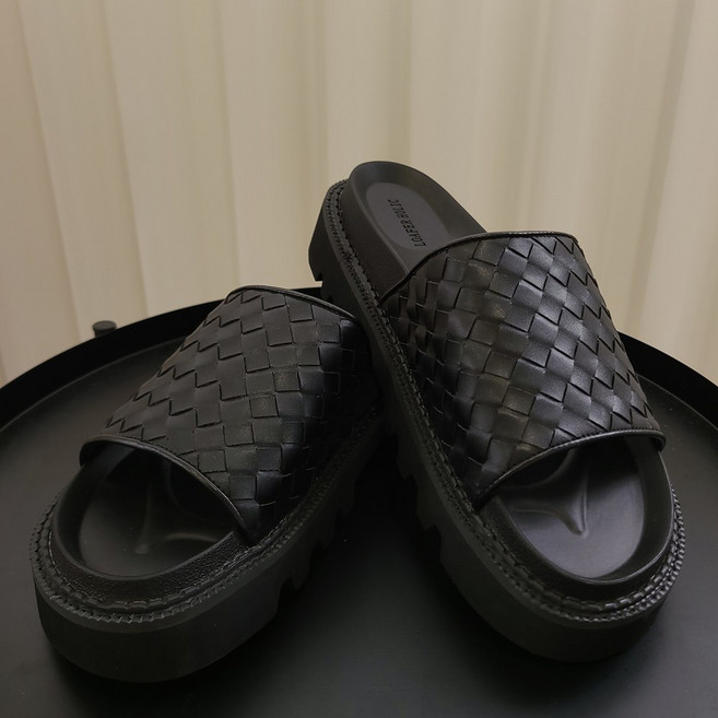 밸류젯 키높이 6CM 남자 소가죽 슬리퍼