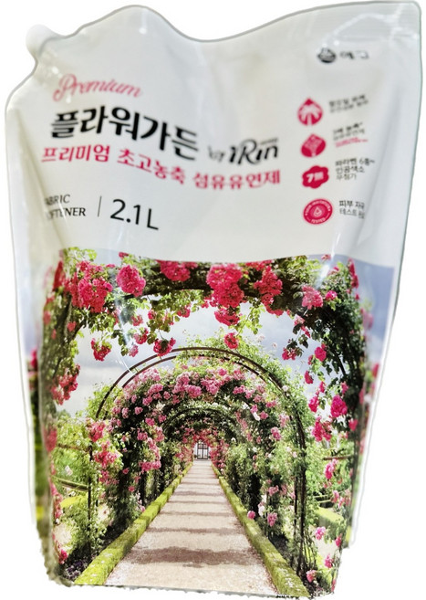 ANYTHING 초고농축 아이린향 섬유유연제, 2.1L, 4개