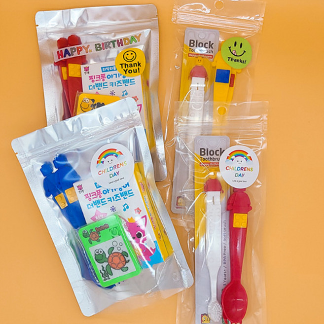 어린이집 유치원 구디백 레고구디 어린이날선물셋트 키즈선물 어린이답례품, 생일, 레고퍼즐밴드구디, 1개