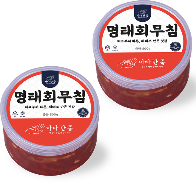 바다한줌 속초 명태회무침 명태초무침, 2개, 500g