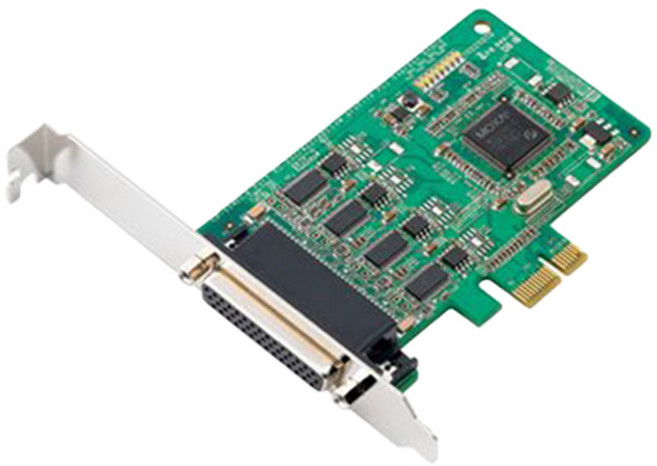 昌運監視器 MOXA CP-114EL-DB9M 4埠RS-232/422/485 PCI Express串列通信多埠卡, 1個