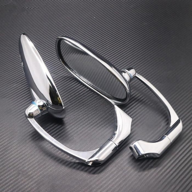 아프릴리아 FB몬디알 힙스터125 호환 백미러 사이드 미러, 실버, 1세트
