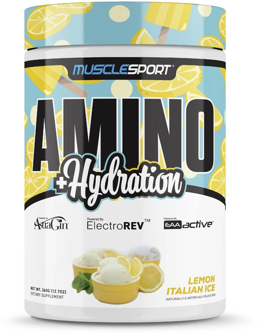 머슬스포츠 아미노 하이드레이션 레몬 이탈리안 아이스, 360g, 1개 - 쿠팡