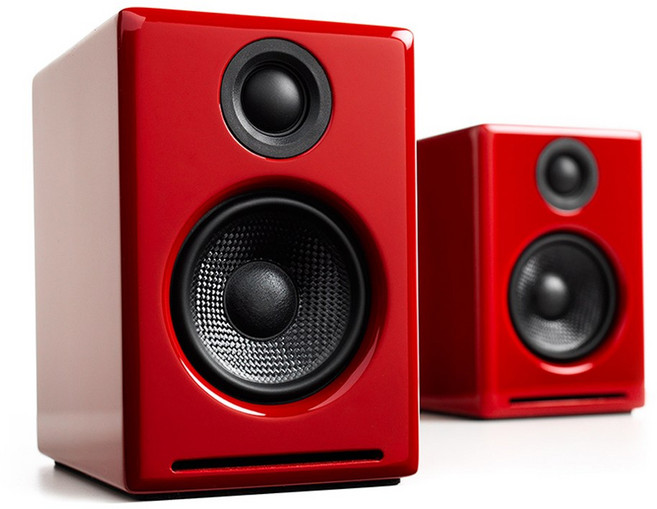 오디오엔진 하이엔드 유무선 블루투스 스피커, A2+Wireless, 레드