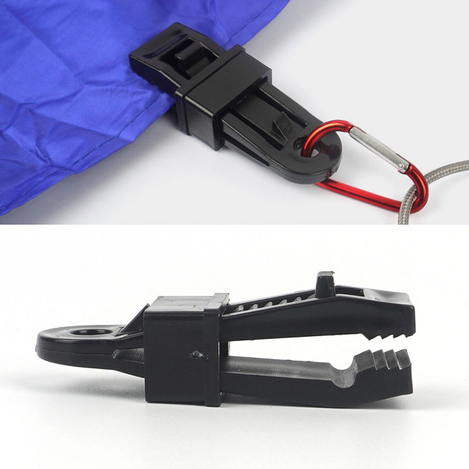캠핑 텐트 타프 그늘막 고정 클립 차박 집게