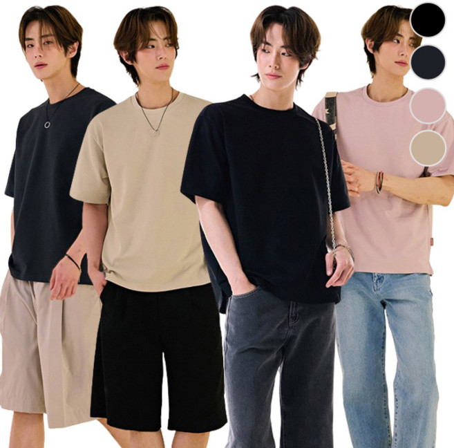 [체이스컬트] (본사직영)essential 분또 반팔 T-SHIRT4Color