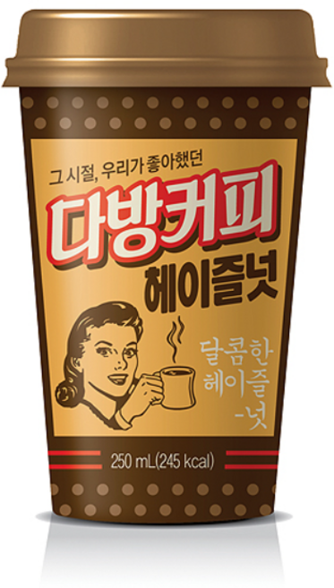 동원 소와나무 다방커피 헤이즐넛, 250ml, 15개