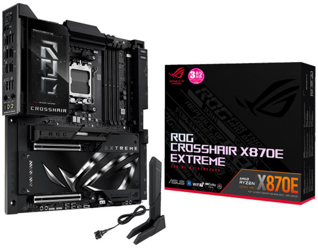ASUS ROG CROSSHAIR X870E APEX STCOM AM5 소켓 메인보드