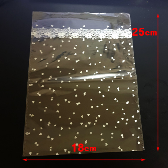 opp포장비닐 하얀봉투 50매 18cm x 25cm 선물포장비닐, 18cm x 25cm 하얀봉투 선물포장비닐