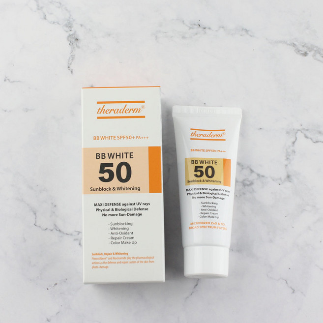 쎄라덤 BB 화이트 SPF50+ PA+++ 40g 지성 복합성피부 썬비비, 1개
