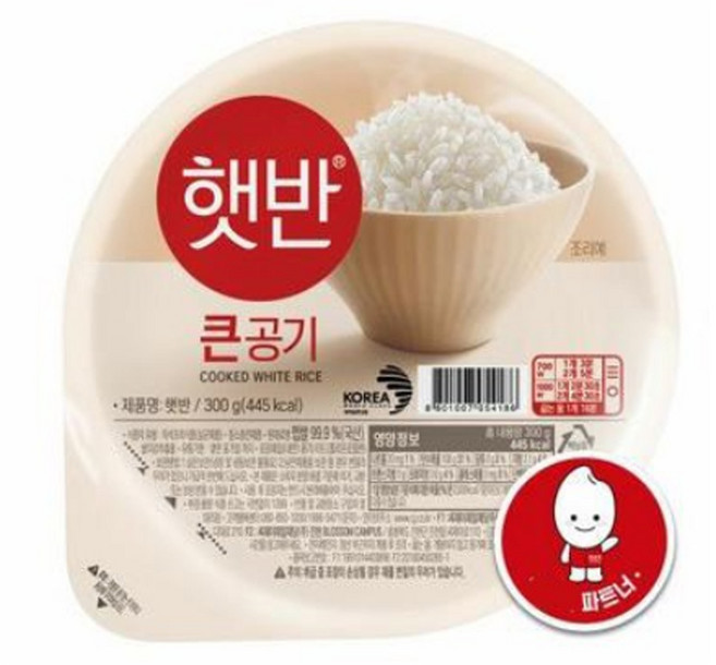 햇반 백미밥, 300g, 12개