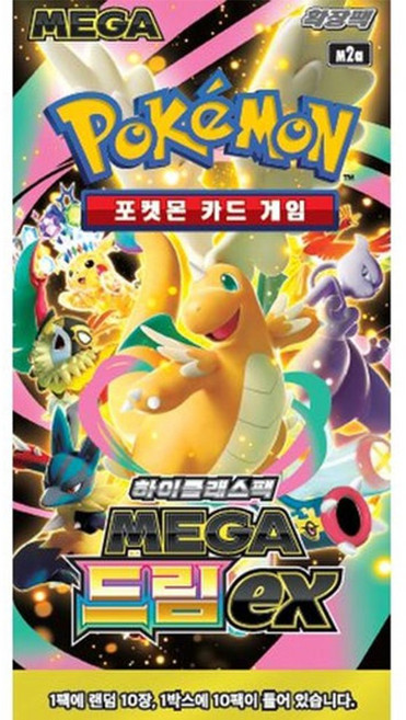 (에어캡포장) 포켓몬카드 MEGA 하이클래스팩 메가드림 ex, 1박스