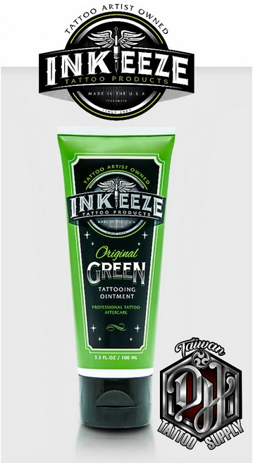 INKEEZE Green Tattooing Ointment 專業紋身護理 100毫升與473毫升可選, 1個, inkeeze綠罐100ml, 綠罐