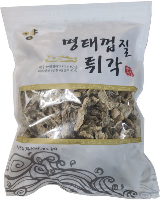 영양식품 바삭바삭한 영양 명태 껍질 튀각 / 동일 명태껍질튀각, 1개, 1kg