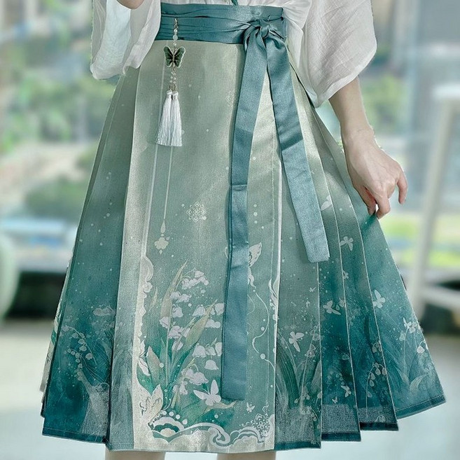 여성 생활한복 세트 여름 개량 퓨전 한복 허리치마 저고리 투피스 시원한 외출복