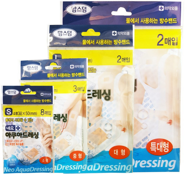 맘스덤 네오 아쿠아 드레싱 방수밴드 택1, 2개입, 1개