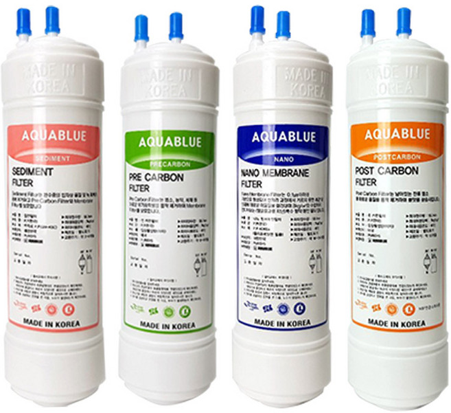 현대큐밍 정수기필터 호환 HP-830SB 프리미엄 전체 세트, (HP830SB)프리미엄 9인치단방향4개
