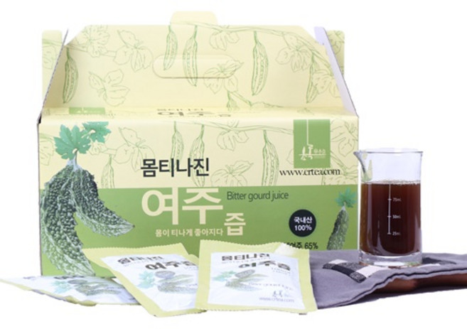 초록영농 몸티나진 여주즙 국산 여주물 농장직영, 100ml, 1박스