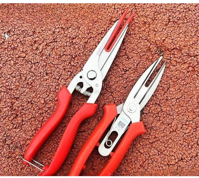 사과 나무 가위 알솎기 원예 꽃솎는 적화 가지 배 도구 절단 적과가위 꽃 야채, 01. 클래식 양단 꽃 가위, 1개