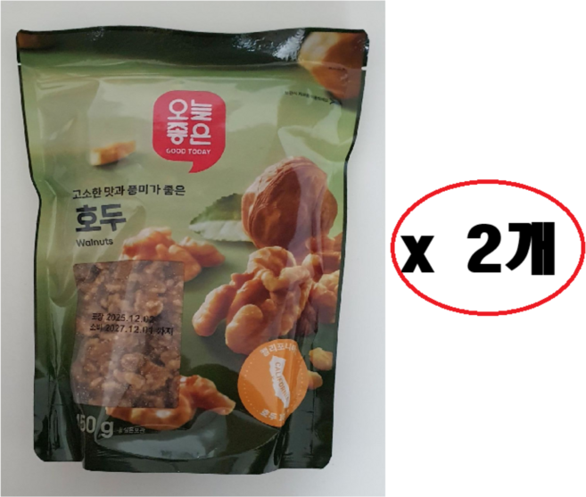 롯데 오늘좋은 호두, 2개, 450g