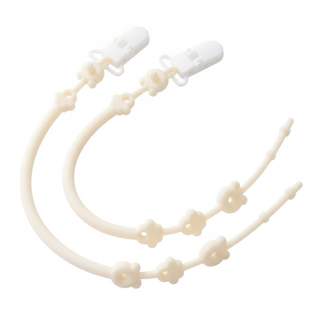 리틀그립 다용도 멀티 실리콘 스트랩 홀더 국산제조, 2개, 아이보리