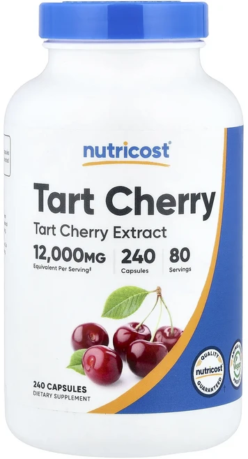 몸관리하세요 겨울입니다 Nutricost 타트체리 캡슐 240정(캡슐 1정당 400mg) 특별관리진행, Nutricost타트체리캡슐240정캡슐1정당400mg, 1개 - 쿠팡