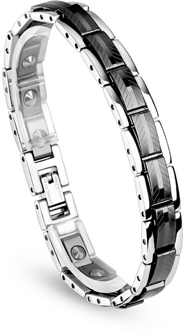 페이버 Z803 게르마늄팔찌 /이니셜각인 블랙, 1개