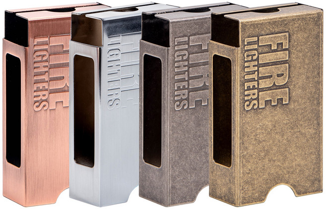 파이어라이터스 슬리브 케이스 캠핑 성냥 불쏘시개 장작 고체연료, 파이어라이터스 슬리브 케이스 （황동）