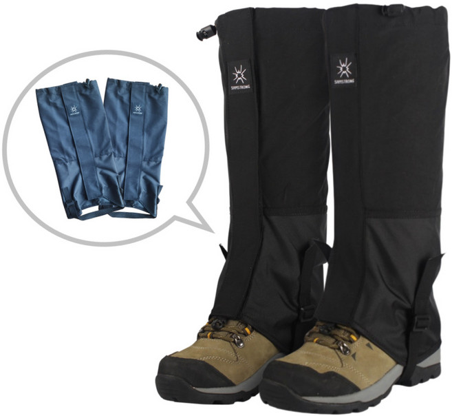 L-에센셜 사계절 고급 방수 롱스패츠 오염방지 남녀공용 등산각반 발토시 41cm, 블랙