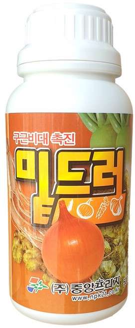 농사친구 밑드러 500ml 마늘 양파 구근 알뿌리 비료 비대제 감자 고구마 쪽파 밭, 1개